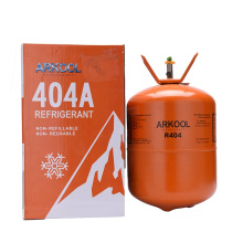 Hidrocarboneto e derivados refrigerantes a gás R404A Cilindro de gás